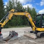 Minibagger CAT 305CR (2022) – 153 Betriebsstunden – Gebraucht