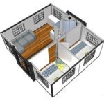 Tiny House-Mobilcontainer mit zwei Schlafzimmern und Küche – 2024 – Bild 15