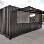 NEUER 20-FUSS-BARCONTAINER – SCHWARZ