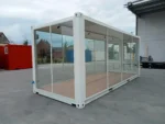 20 Fuß Glascontainer – Neu (Weiß RAL 9010) – Bild 2