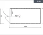 Conteneur 15 pied avec installation électrique,grilles d’aération et verrou clef – Bild 12
