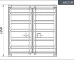 Conteneur 15 pied avec installation électrique,grilles d’aération et verrou clef – Bild 14