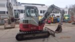 Gebrauchter Takeuchi 153 FR Minibagger (2008) – 5,6 t – 5.225 Betriebsstunden – Inklusive 3 Löffel