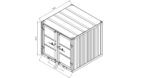 6-Fuß-Container neu – Bild 3