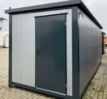 SCHREIBTISCHCONTAINER MIT SONNENSCHIRM 6×2,40 METER – NEU – Bild 6