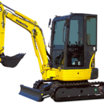 Gebrauchter Komatsu PC26MR-3 Minibagger (2013) – 2,8 t mit 3 Löffeln