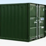 Lagercontainer 6 Fuß Grün neu (RAL 6007)