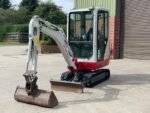 Gebrauchter Minibagger Takeuchi TB216 (2015) – 1,8 t – 3.365 Betriebsstunden – Überholt – Bild 5
