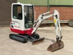 Gebrauchter Minibagger Takeuchi TB216 (2015) – 1,8 t – 3.365 Betriebsstunden – Überholt