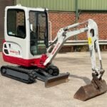 Gebrauchter Minibagger Takeuchi TB216 (2015) – 1,8 t – 3.365 Betriebsstunden – Überholt